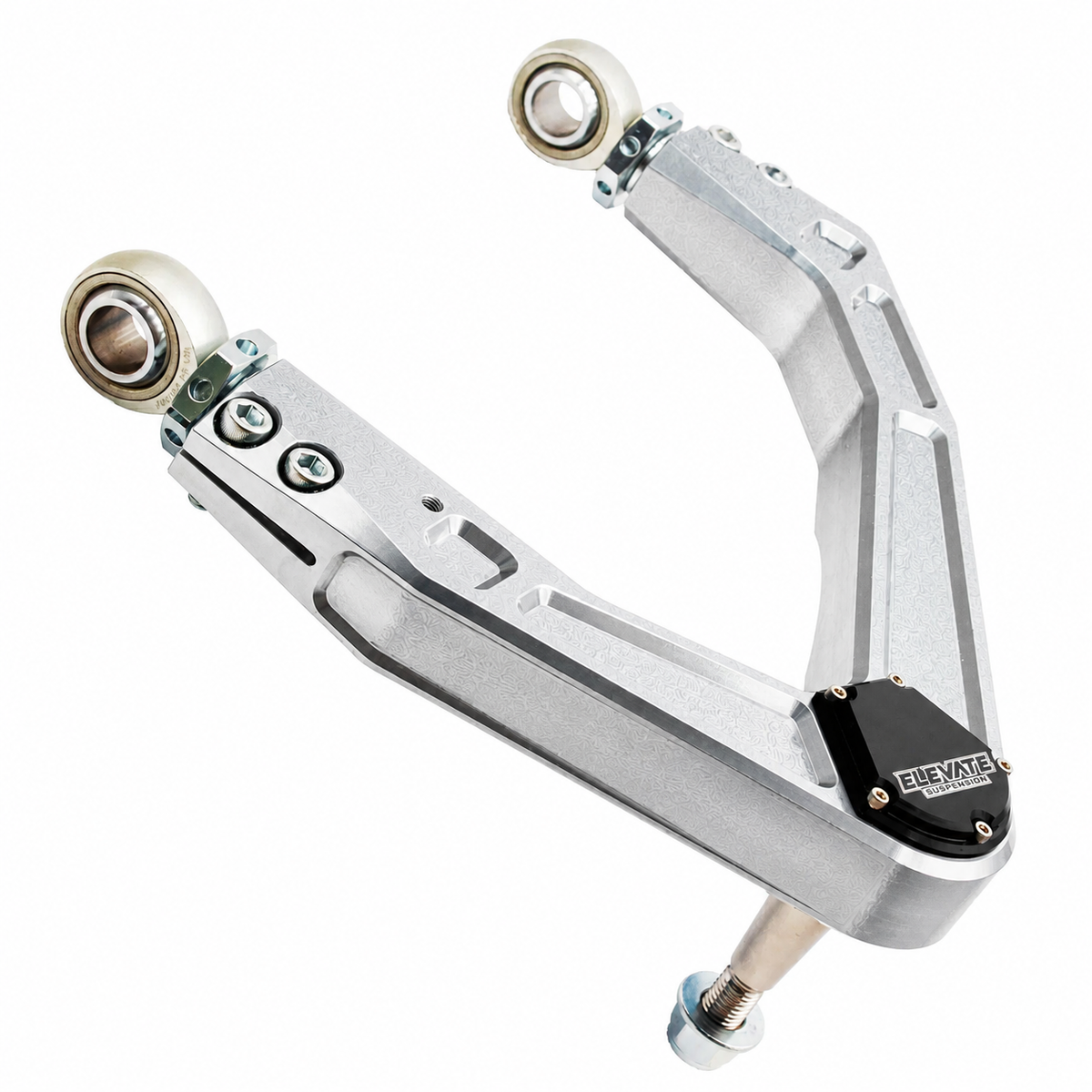 PRESALE: Elevate Raw Clear-Coated Billet Uniball Upper Control Arms | 2010–2020 Ford Raptor
