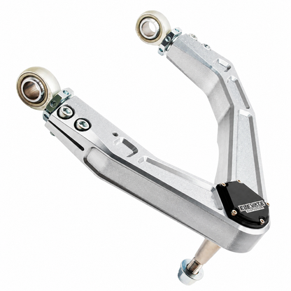PRESALE: Elevate Raw Clear-Coated Billet Uniball Upper Control Arms | 2010–2020 Ford Raptor