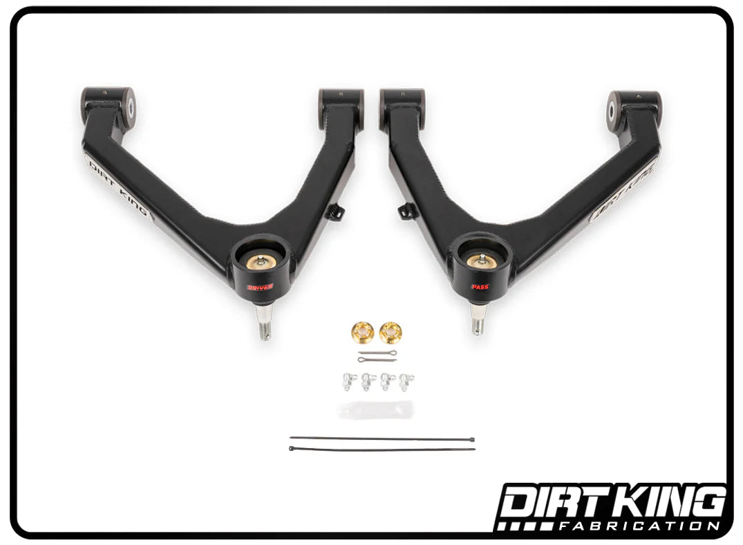 DIRT KING BOXED UPPER CONTROL ARMS GM 1500