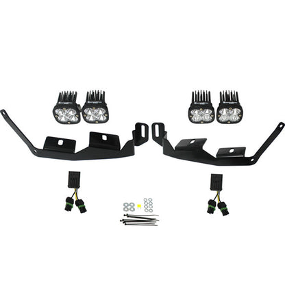 Polaris Squadron Sport Headlight Kit - Polaris 2018-21 RZR RS1; 2014-22 RZR XP 1000; 2018-21 RZR XP Turbo-S