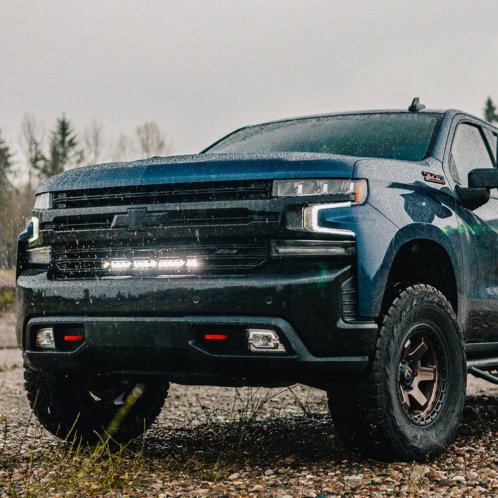 Chevy S8 20 Inch Grille Light Bar Kit - Chevy 2019-21 Silverado 1500; NOTE: Exc. LTZ Models