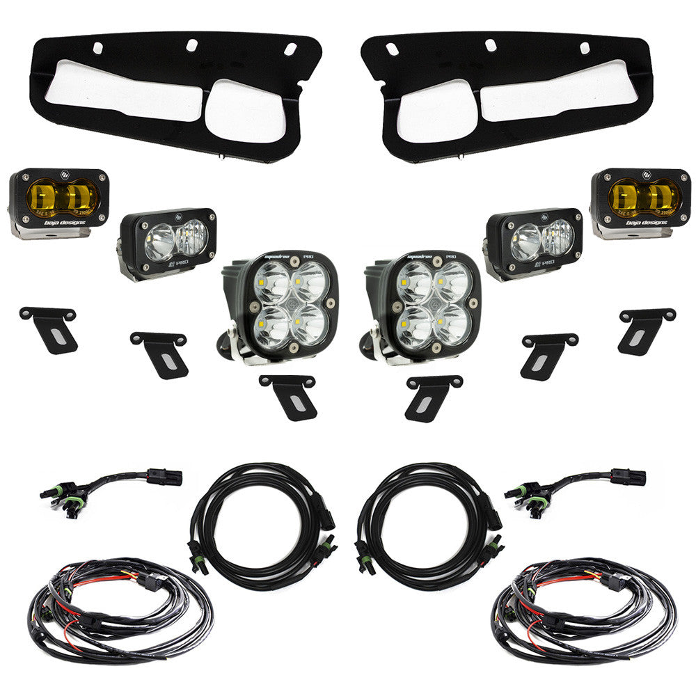 Ford Bronco S2 SAE “Pro” Fog Pocket Light Kit - Ford 2021-on Bronco; Steel Bumper