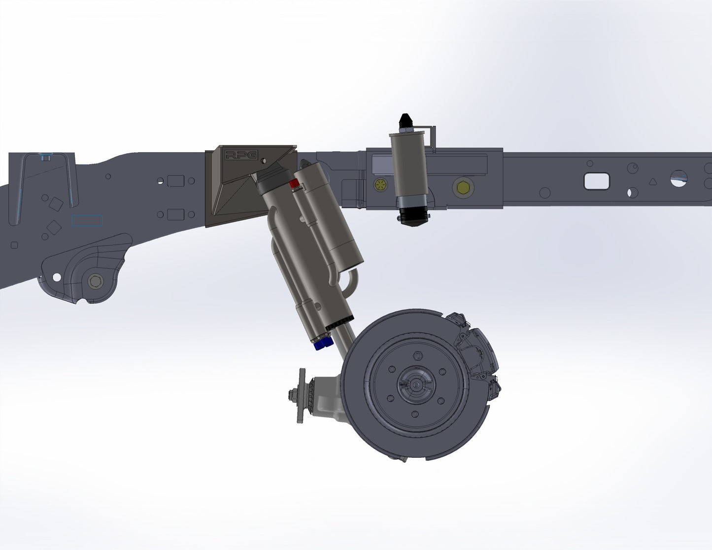 RPG OFFROAD SHOCK MOUNT RELOCATION KIT 17+ RAPTOR