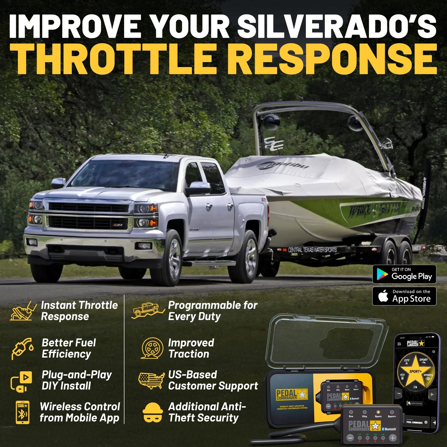 Pedal Commander for Chevrolet Silverado 1500