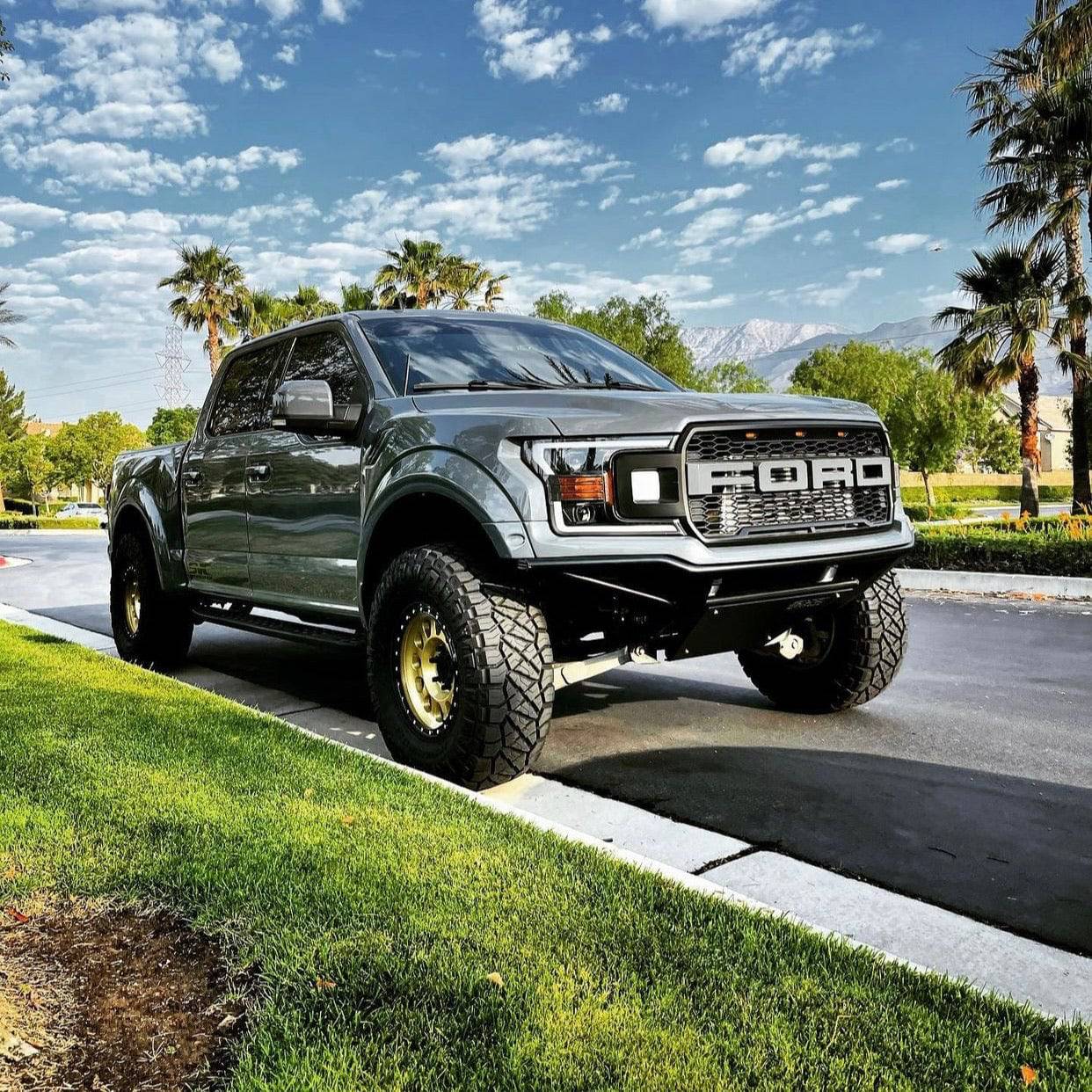 18-20 Ford F150 3 Inch Bulge Off Road Fiberglass Fenders - Side View